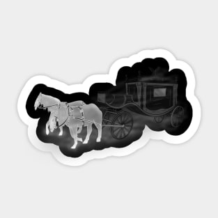 Carriage Ride with Death Sticker